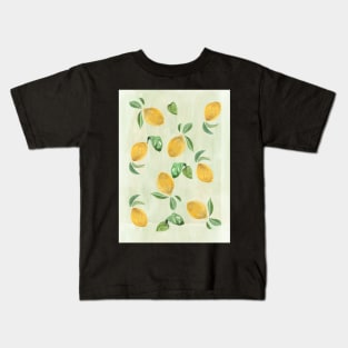 Lemon Pattern Kids T-Shirt